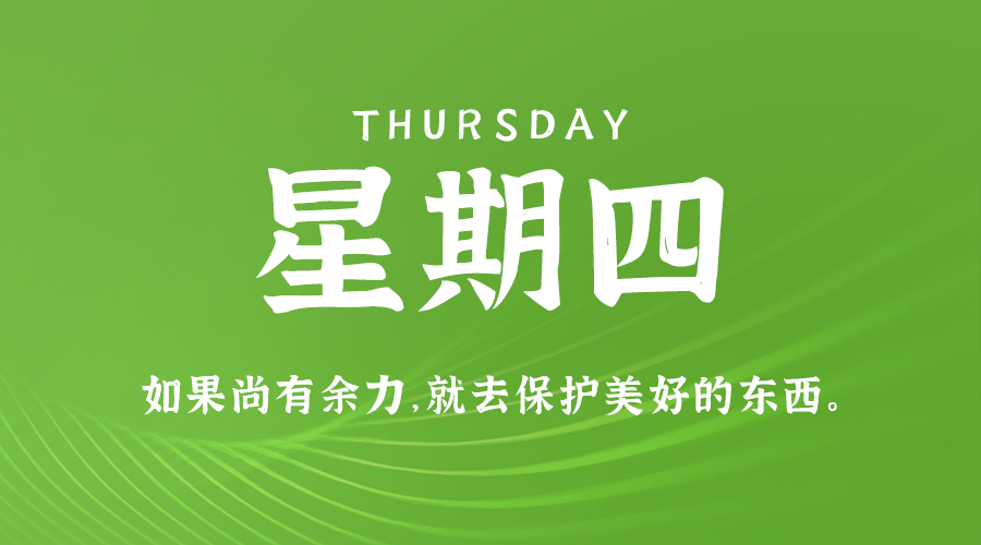 03日06日，星期四，在这里每天60秒读懂世界！