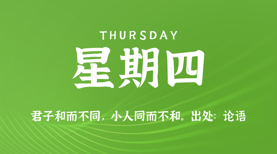 06日12日，星期四，在这里每天60秒读懂世界！