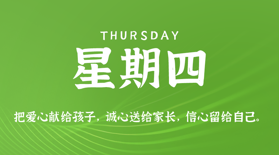 04日16日，星期四，在这里每天60秒读懂世界！