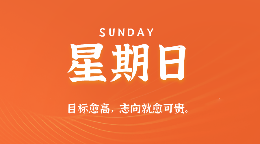 10日18日，星期日，在这里每天60秒读懂世界！