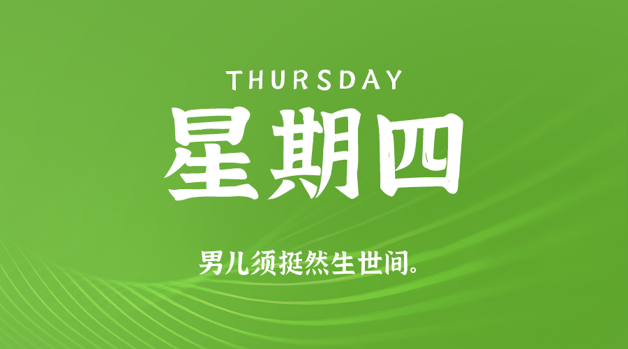 10日22日，星期四，在这里每天60秒读懂世界！